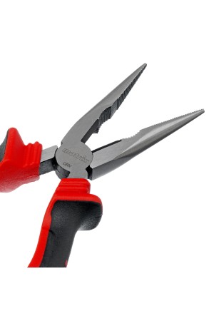 Длинногубцы прямые, 180 мм, хром-ванадий, двухкомпонентные рукоятки Matrix