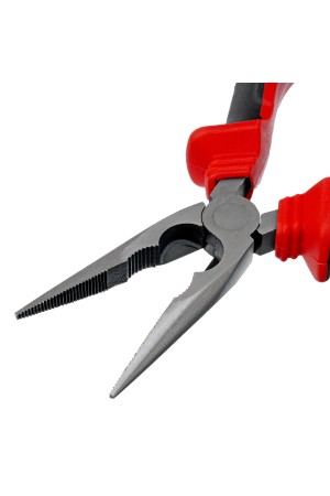 Длинногубцы прямые, 180 мм, хром-ванадий, двухкомпонентные рукоятки Matrix