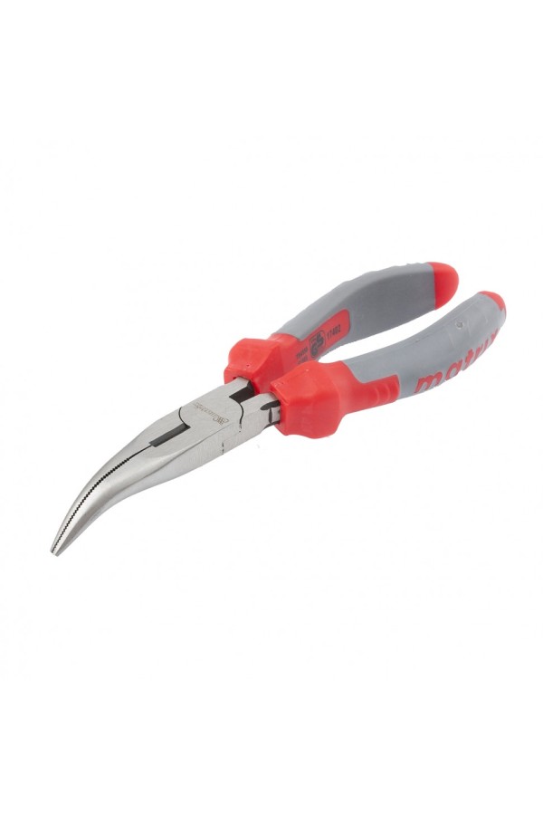 Длинногубцы изогнутые, 160 мм, двухкомпонентные рукоятки Matrix Professional