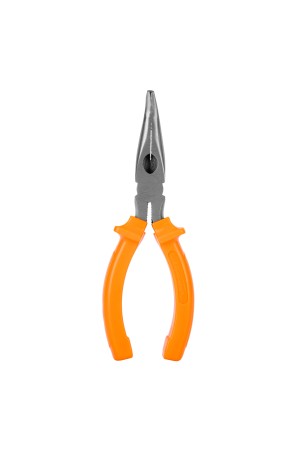 Длинногубцы изогнутые Classic, 160 мм, шлифованные, пластмассовые рукоятки Sparta