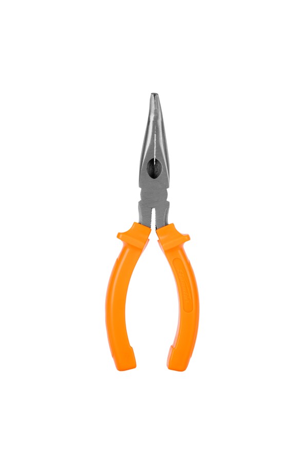 Длинногубцы изогнутые Classic, 160 мм, шлифованные, пластмассовые рукоятки Sparta