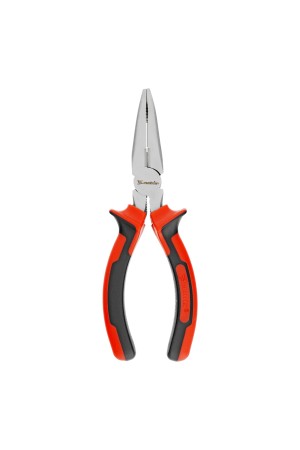 Длинногубцы изогнутые Nickel, 160 мм, никелированные, двухкомпонентные рукоятки Matrix