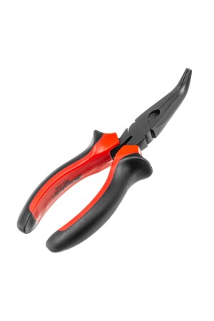 Длинногубцы изогнутые Black Nickel, 160 мм, двухкомпонентные рукоятки Matrix