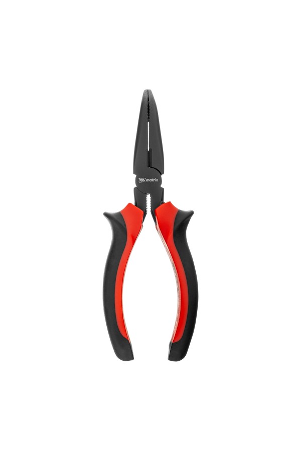 Длинногубцы изогнутые Black Nickel, 160 мм, двухкомпонентные рукоятки Matrix