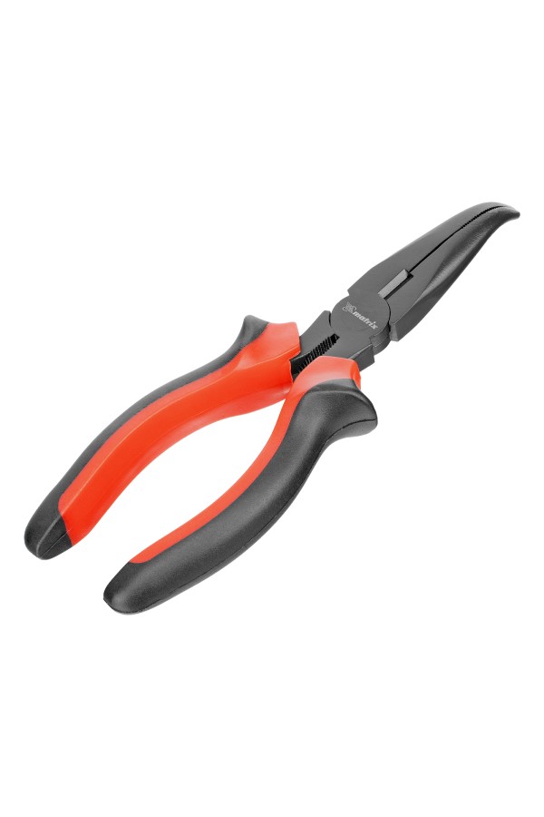 Длинногубцы изогнутые Black Nickel, 180 мм, двухкомпонентные рукоятки Matrix
