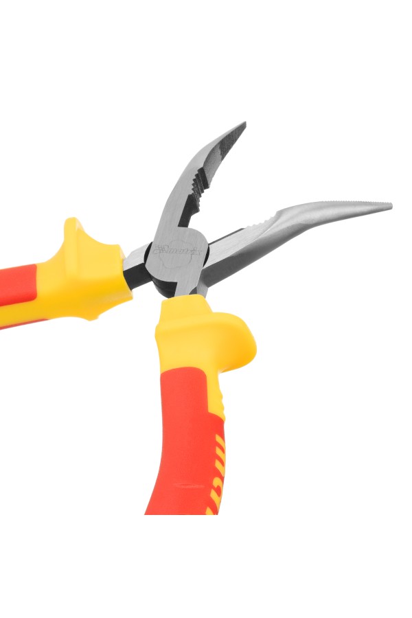 Длинногубцы изогнутые Insulated, 160 мм, двухкомпонентные рукоятки Matrix Professional