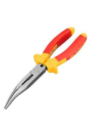Длинногубцы изогнутые Insulated, 200 мм, двухкомпонентные рукоятки Matrix Professional