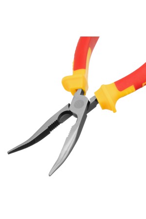 Длинногубцы изогнутые Insulated, 200 мм, двухкомпонентные рукоятки Matrix Professional