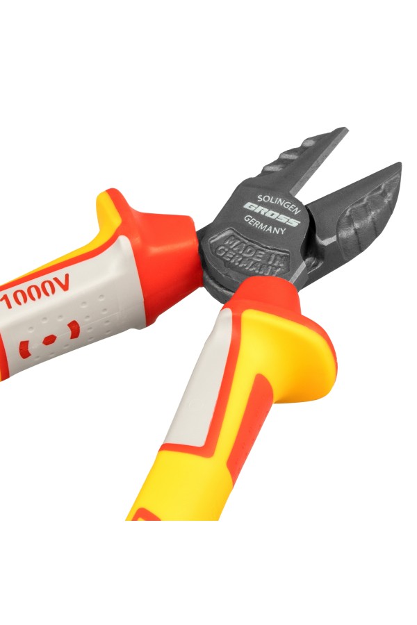 Бокорезы, диэлектрические рукоятки, до 1000 В, трехкомпонентные рукоятки, 180 мм Gross
