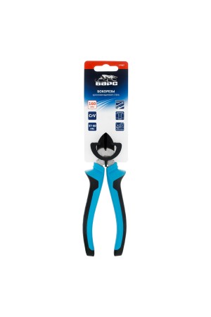 Бокорезы 160 мм, хром-ванадий, двухкомпонентные рукоятки Барс