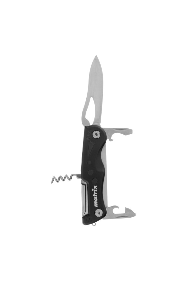 Нож многофункциональный, 7 функций, в чехле, 107 мм Matrix