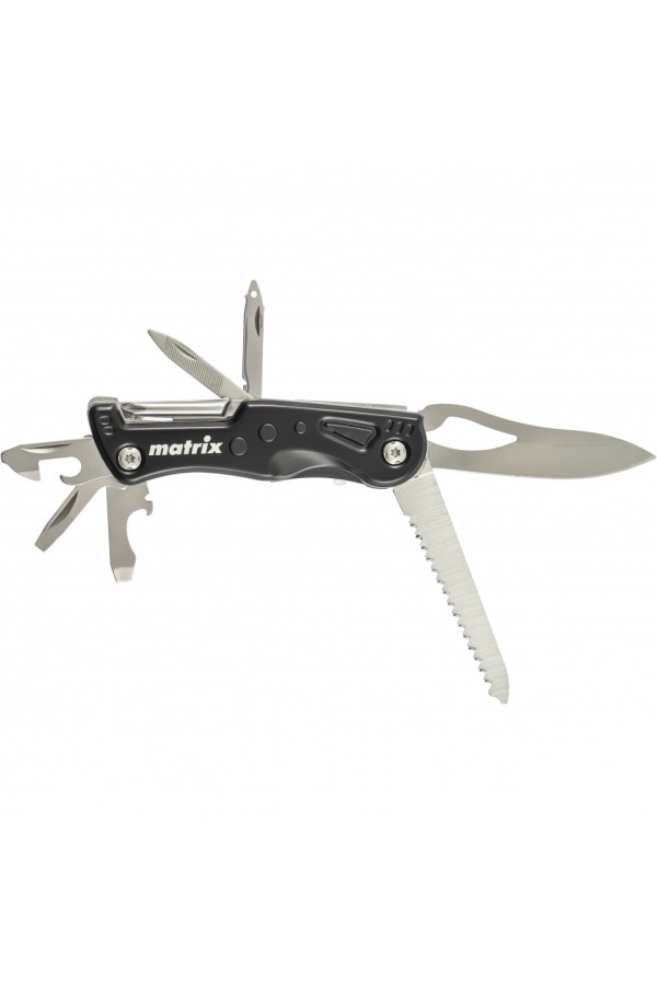 Нож многофункциональный, 11 функций, в чехле, 107 мм Matrix