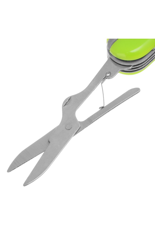 Нож многофункциональный, компактный размер, 15 функций, 90 мм Сибртех