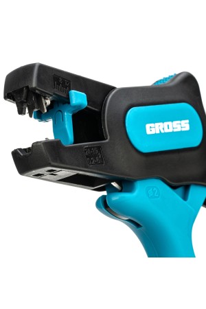 Щипцы для зачистки электропроводов 0.2-6 мм2 (10-24 AWG), лезвие: нержавеющая сталь Gross