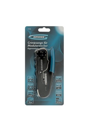 Клещи для обжима телефонных и компьютерных клемм RJ45, 8P и RJ11/12, 6P, компактный размер, CAT5 Gross