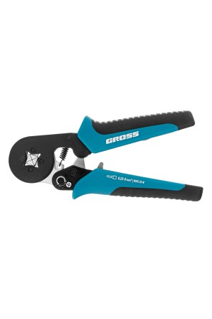 Клещи (пресс-клещи) для обжима наконечников электропроводов с сечением 0.25-8 мм2 Gross