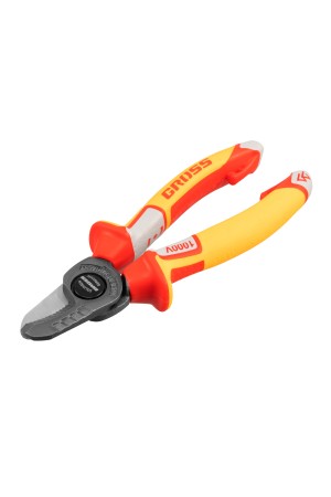 Кабелерез, диэлектрические рукоятки до 1000 В, трехкомпонентные рукоятки, 160 мм Gross