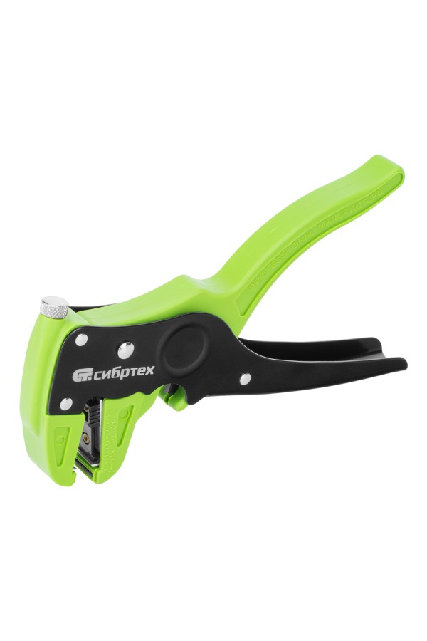 Щипцы для зачистки электропроводов, сечением: 0.2-3.5 мм2, функция обрезания проводов Сибртех