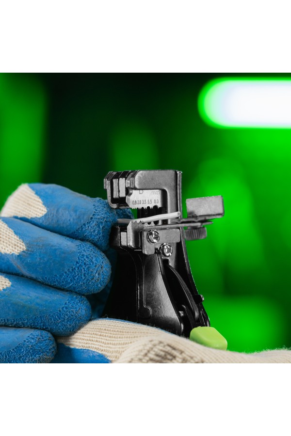 Щипцы для зачистки электропроводов сечением: 0.8, 2.0, 3.5, 5.5, 8.0 мм2 Сибртех