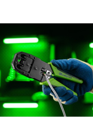 Клещи для обжима телефонных и компьютерных клемм 4P, 6P, 8P, функция обрезания проводов Сибртех