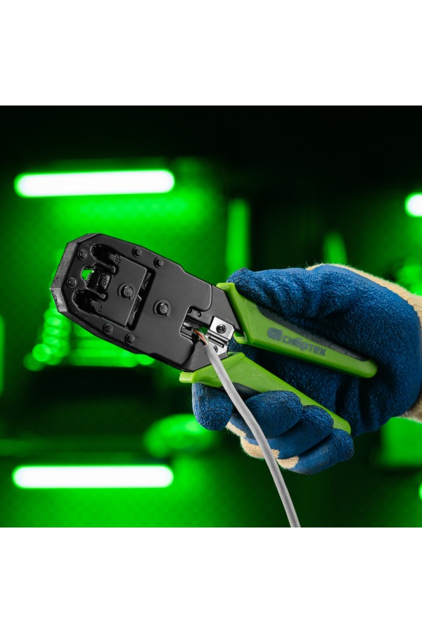 Клещи для обжима телефонных и компьютерных клемм 4P, 6P, 8P, функция обрезания проводов Сибртех