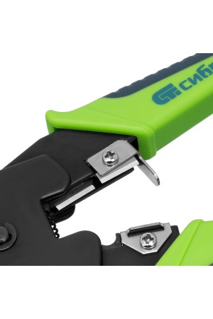 Клещи для обжима телефонных и компьютерных клемм 4P, 6P, 8P, функция обрезания проводов Сибртех