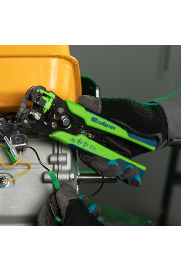 Щипцы для зачистки электропроводов, функция обрезания проводов Сибртех