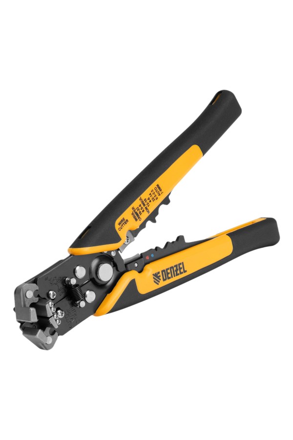 Щипцы для зачистки электропроводов 0,2-6 мм², функция обрезания проводов Denzel