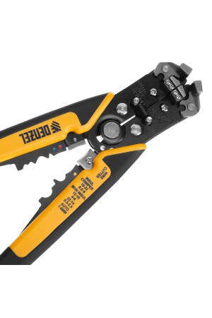 Щипцы для зачистки электропроводов 0,2-6 мм2, функция обрезания проводов// Denzel