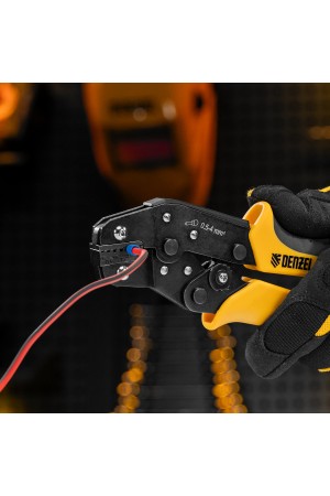 Клещи для обжима наконечников штыревых НШВ, НШВИ, НШВИ-2, 0,5-4 мм2 Denzel