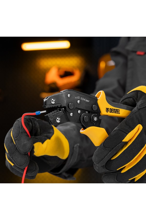 Клещи для обжима наконечников штыревых НШВ, НШВИ, НШВИ-2, 0,5-4 мм2 Denzel