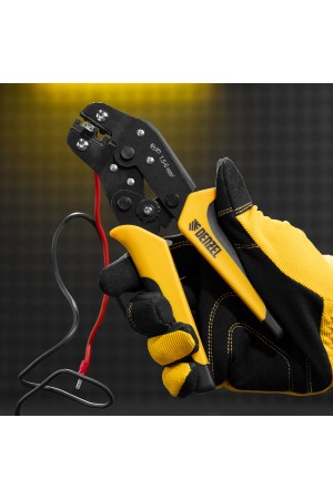 Клещи для обжима неизолированных наконечников НК и НВ, разъемов РП, 1,5 - 6 мм2 Denzel