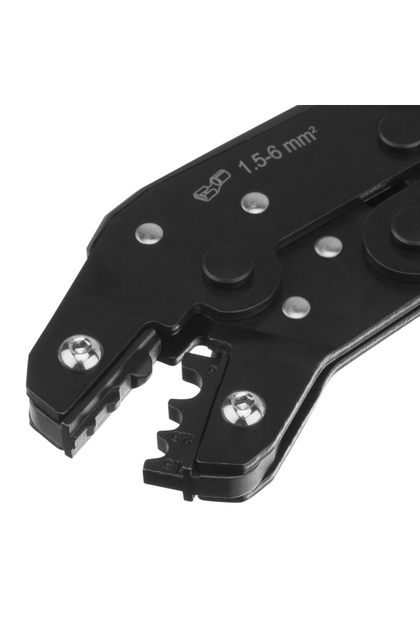 Клещи для обжима неизолированных наконечников НК и НВ, разъемов РП, 1,5 - 6 мм2 Denzel