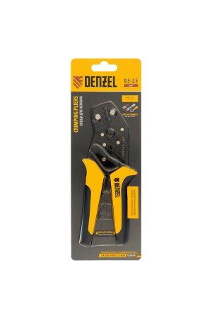 Клещи для обжима изолир. наконечников НКИ и НВИ, разъемов РПИ, гильз ГСИ, 0,5 - 2,5 мм2 Denzel