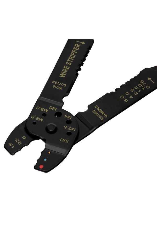 Щипцы, 210 мм, для зачистки электропроводов и обжима контактных кле мм, 1.5-6.5 мм Sparta