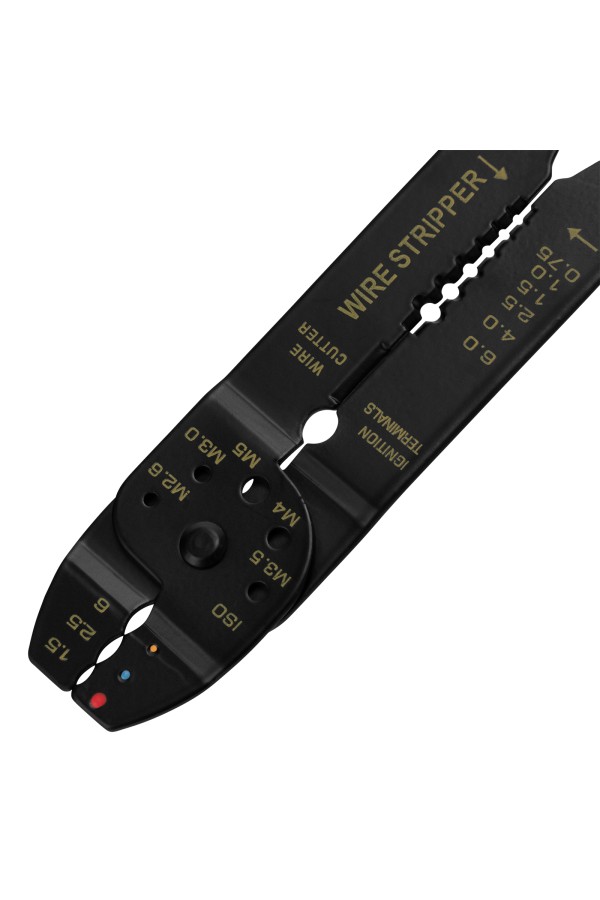 Щипцы, 210 мм, для зачистки электропроводов и обжима контактных кле мм, 1.5-6.5 мм Sparta