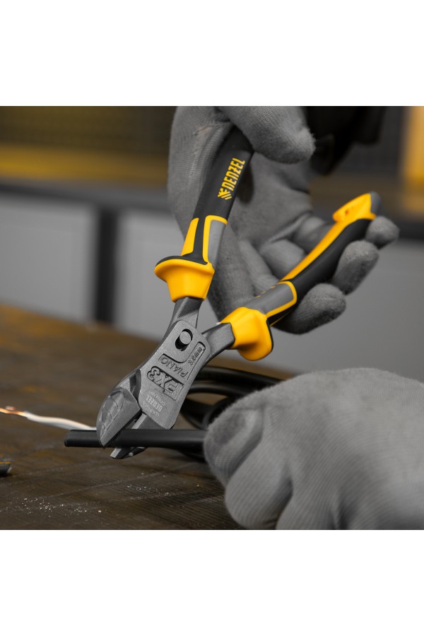 Бокорезы 215 мм, усиленные, трехкомпонентные рукоятки Denzel