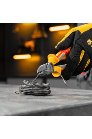 Бокорезы, диэлектрические рукоятки, до 1000 В, трехкомпонентные рукоятки, 180 мм Denzel