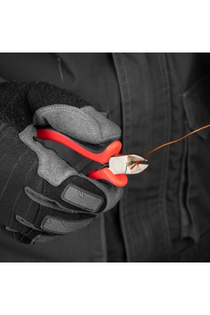 Бокорезы Mini, 130 мм, никелированные, авторазжим, двухкомпонентные рукоятки Matrix