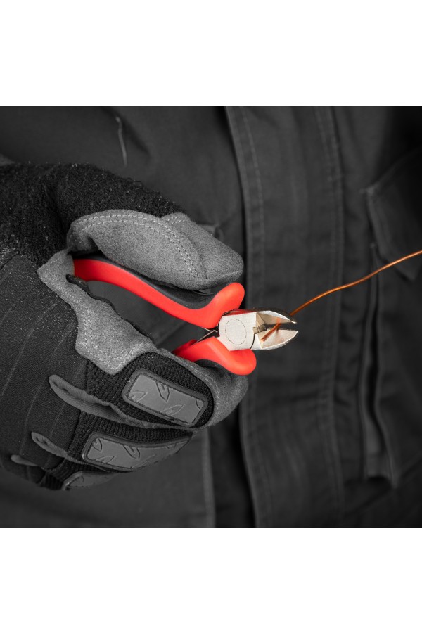 Бокорезы Mini, 130 мм, никелированные, авторазжим, двухкомпонентные рукоятки Matrix