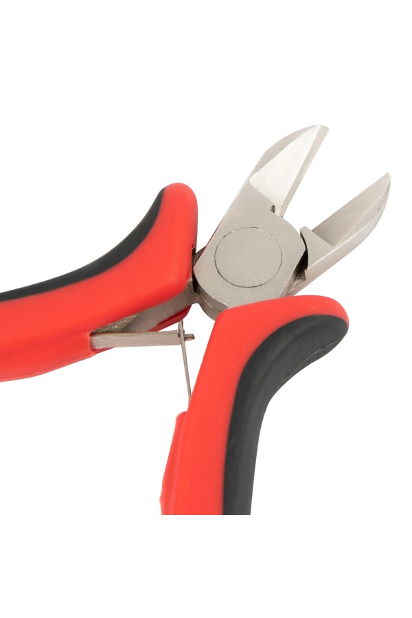 Бокорезы Mini, 130 мм, никелированные, авторазжим, двухкомпонентные рукоятки Matrix