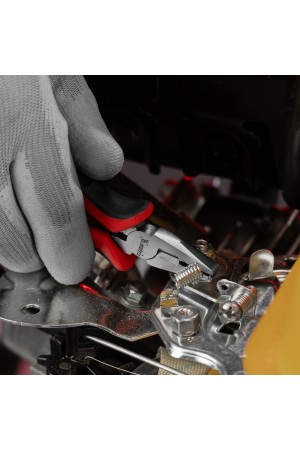 Плоскогубцы Mini, 130 мм, никелированные, авторазжим, двухкомпонентные рукоятки Matrix