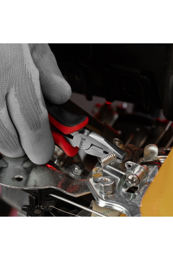 Плоскогубцы Mini, 130 мм, никелированные, авторазжим, двухкомпонентные рукоятки Matrix