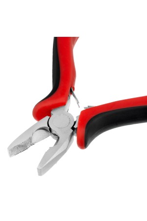 Плоскогубцы Mini, 130 мм, никелированные, авторазжим, двухкомпонентные рукоятки Matrix