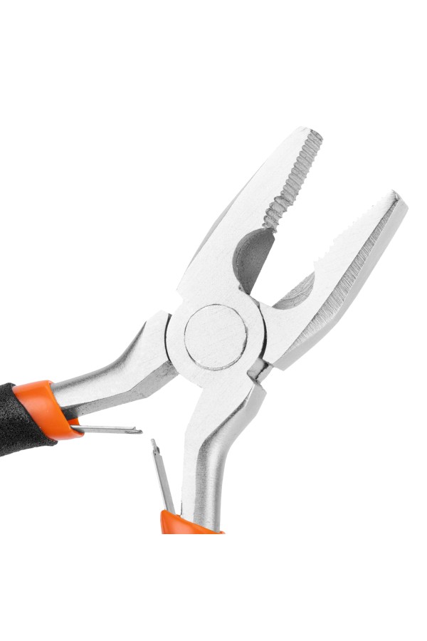 Плоскогубцы Mini, 130 мм, никелированные, авторазжим Sparta