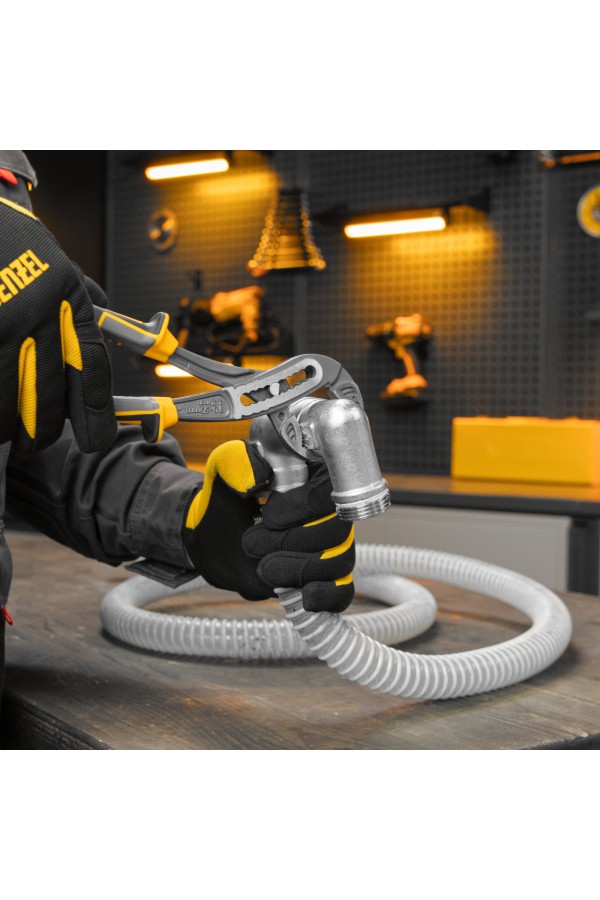 Клещи переставные, трехкомпонентные рукоятки 240 мм Denzel