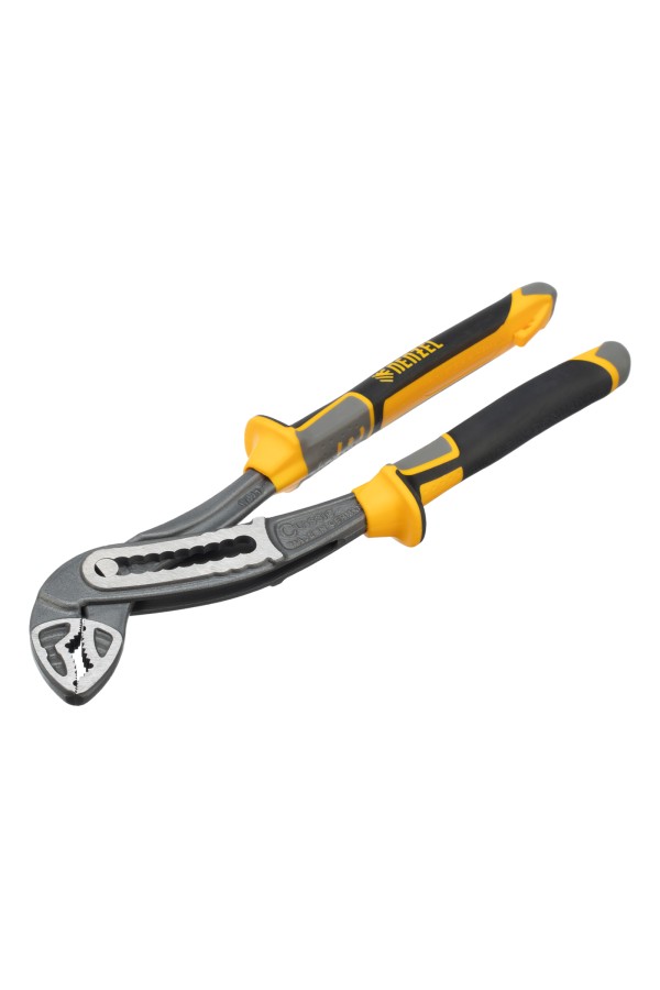 Клещи переставные, трехкомпонентные рукоятки 240 мм Denzel