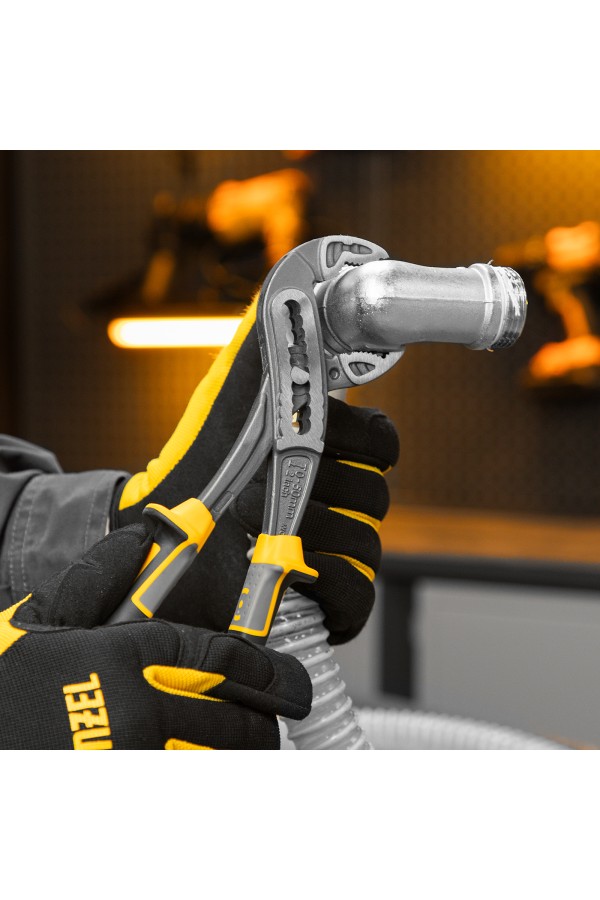 Клещи переставные, трехкомпонентные рукоятки 240 мм Denzel