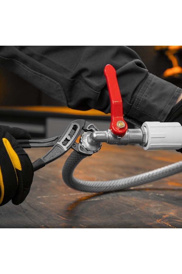 Клещи переставные, обливные рукоятки, 180 мм Denzel