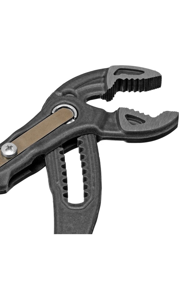 Клещи переставные, кнопочный механизм, обливные рукоятки, 250 мм Denzel